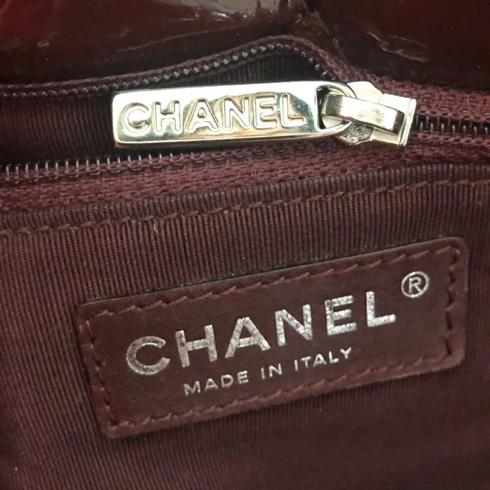 Stunning Authentic Chanel Burgundy Tote Bag